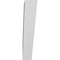 Ekena Millwork 5 1/2-in. W x 30-in. D x 30-in. H Traditional Architectural Grade PVC Knee Brace BRCP055X30X30TRA - alternate 4